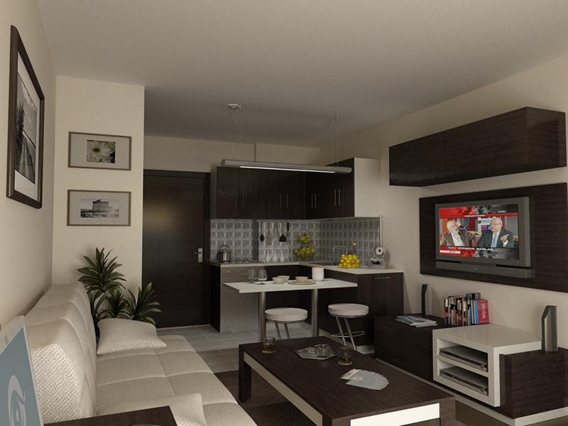 Studio Daire İç Mekan, Bornova, İZMİR