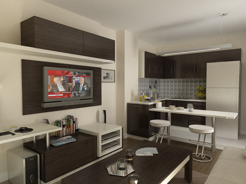 Studio Daire İç Mekan, Bornova, İZMİR